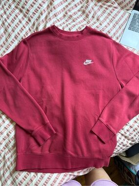 Nike red crew neck